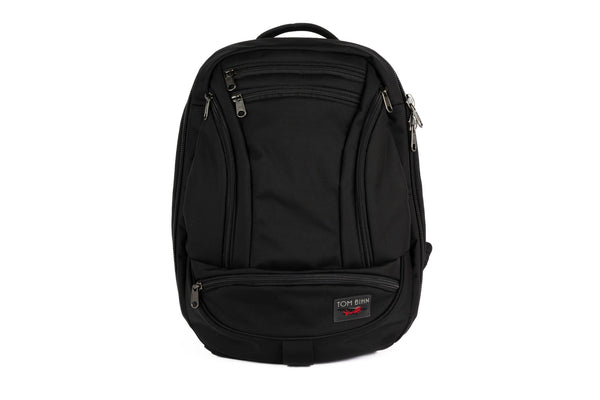 Synik 22 in Black Ballistic with colorful logo.